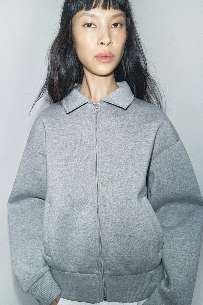 BLOUSON BOMBER EFFET SCUBA