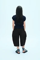 TEXTURED ELASTIC T-SHIRT X FANGLU LIN