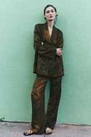 JACQUARD PANTS ZW COLLECTION