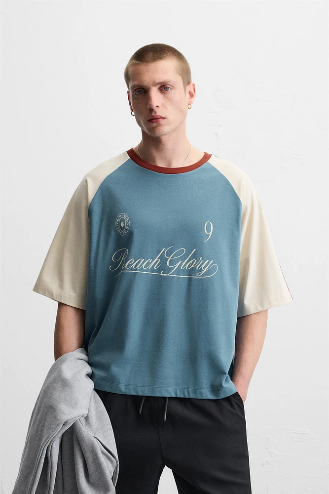 T-SHIRT TECHNIQUE FOOTBALL RÉTRO
