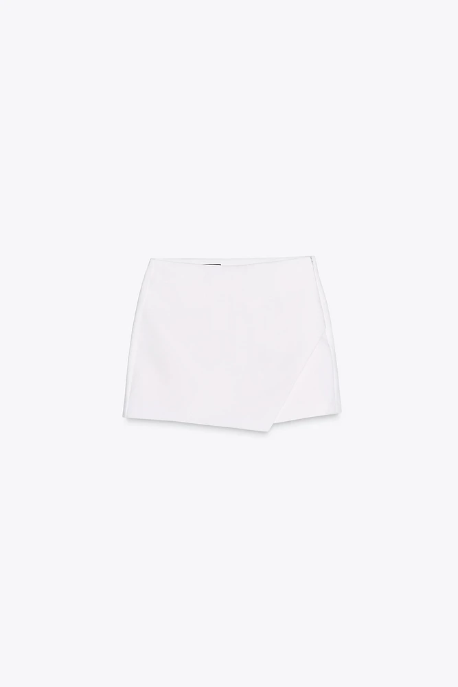 JUPE-CULOTTE ASYMÉTRIQUE