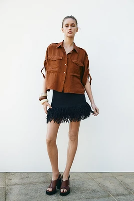 SHORT SLEEVE SAFARI SHIRT
