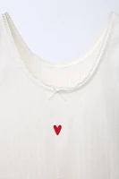 6-14 YEARS/ TWO-PACK OF HEART T-SHIRTS