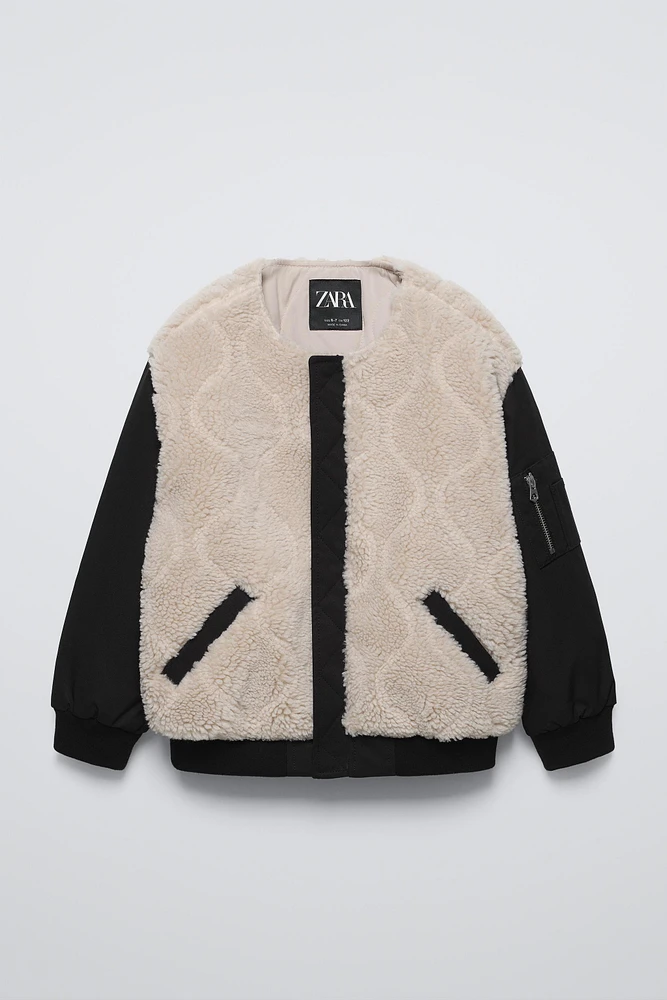FLEECE BOMBER
