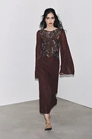 EMBROIDERED DRESS ZW COLLECTION