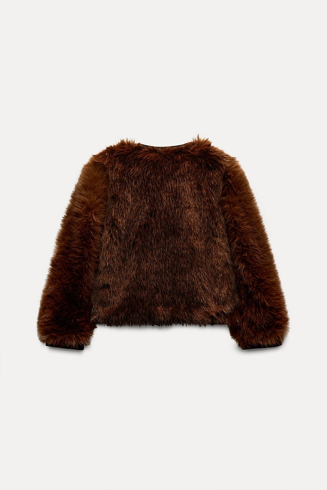 VESTE EFFET FOURRURE LIMITED EDITION