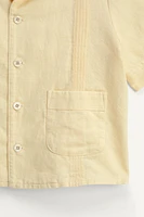 CHEMISE EN COTON ET LIN ÉDITION LIMITÉE
