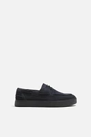 CASUAL LEATHER DECK SHOES