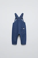 DENIM POCKET OVERALLS