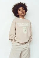 NATURAL HISTORY MUSEUM LONDON © PRINT SWEATSHIRT