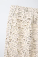 CROCHET FLORAL CULOTTES