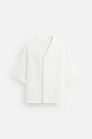 100% LINEN OVERSHIRT