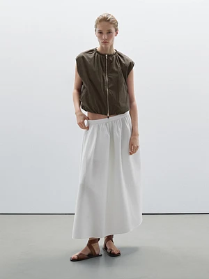 Gilet froncé