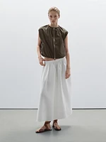 Gilet froncé