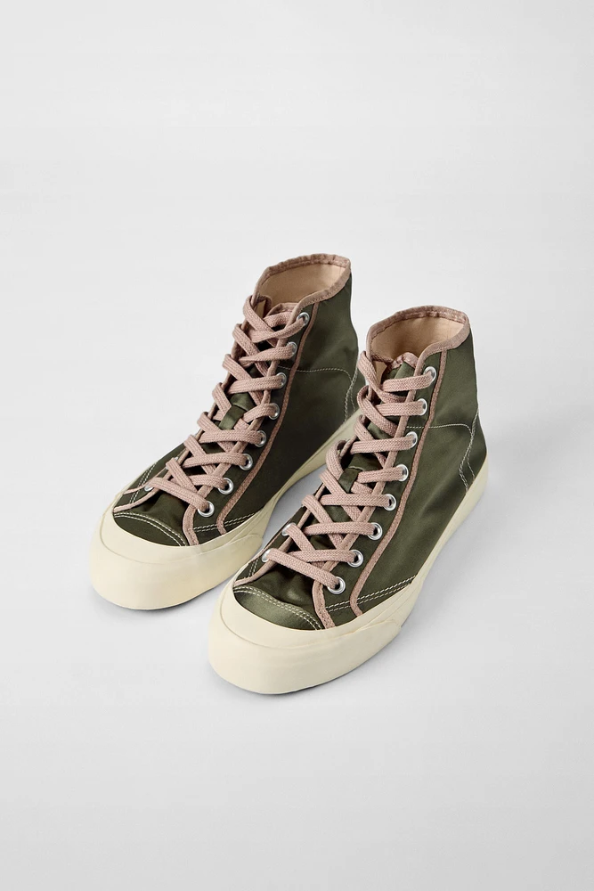 BASKETS MONTANTES BOBBY GILLESPIE X ZARA