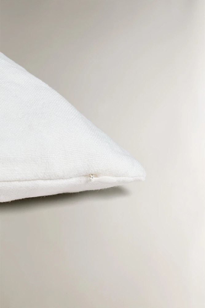 HOUSSE DE COUSSIN LIN EFFET DÉLAVÉ