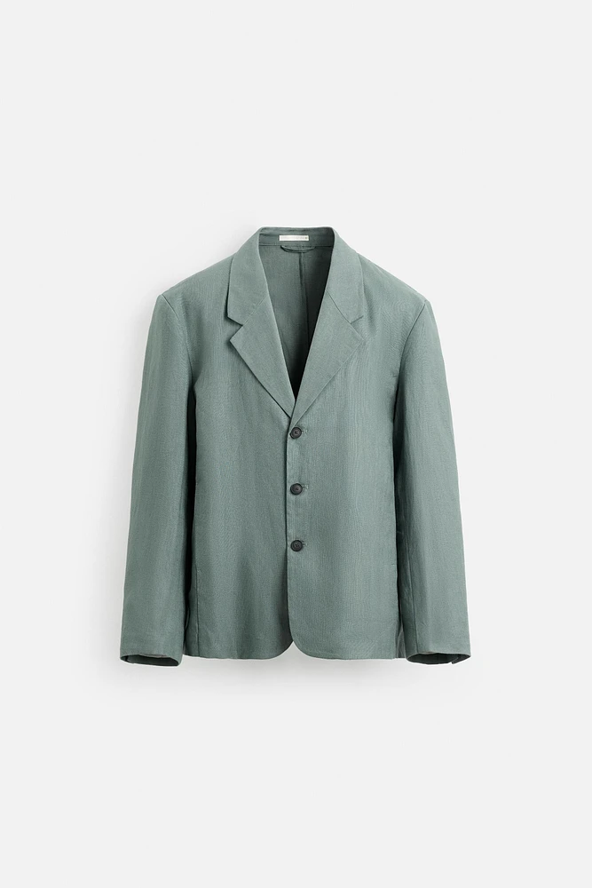 SUIT JACKET 100% LINEN