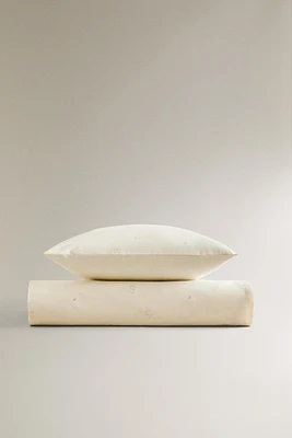 HOUSSE DE COUETTE ENFANT BRODERIE PETITES SOURIS