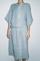 LIMITED EDITION LINEN SHIRT DRESS