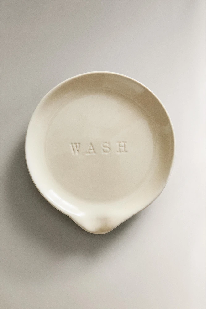 CERAMIC BRUSH STAND