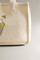 CHILDREN’S ICE CREAM COTTON BEACH BAG