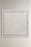LOT SERVIETTES DE TABLE LIN POINT DE CROIX (LOT DE 2)