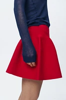KNIT MINI SKIRT