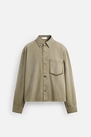 RELAXED FIT PATCH OVERSHIRT
