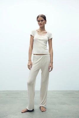 POINTELLE PANTS