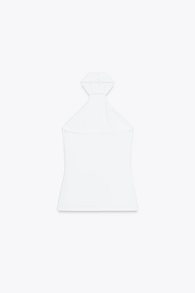 TOP HALTER POLYAMIDE