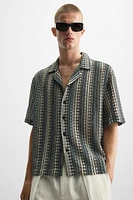 GEOMETRIC JACQUARD SHIRT