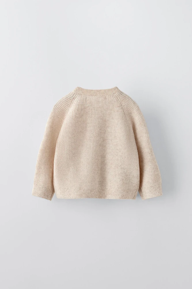 2 1 WOOL AND CASHMERE BLEND CARDIGAN