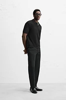 VERTICAL TEXTURED POLO