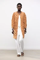 MANTEAU OUVERT EN MACRAMÉ