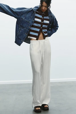 STRAIGHT LEG DRAWSTRING PANTS