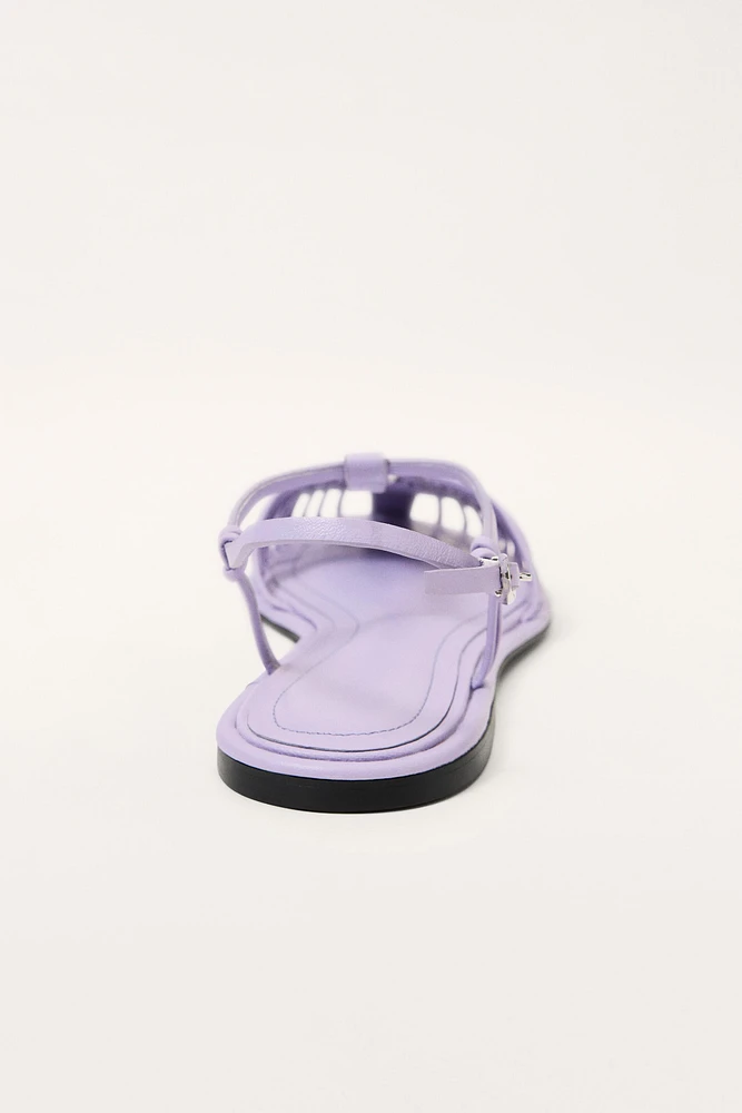 LIMITED EDITION WOVEN LEATHER FISHERMAN SANDALS