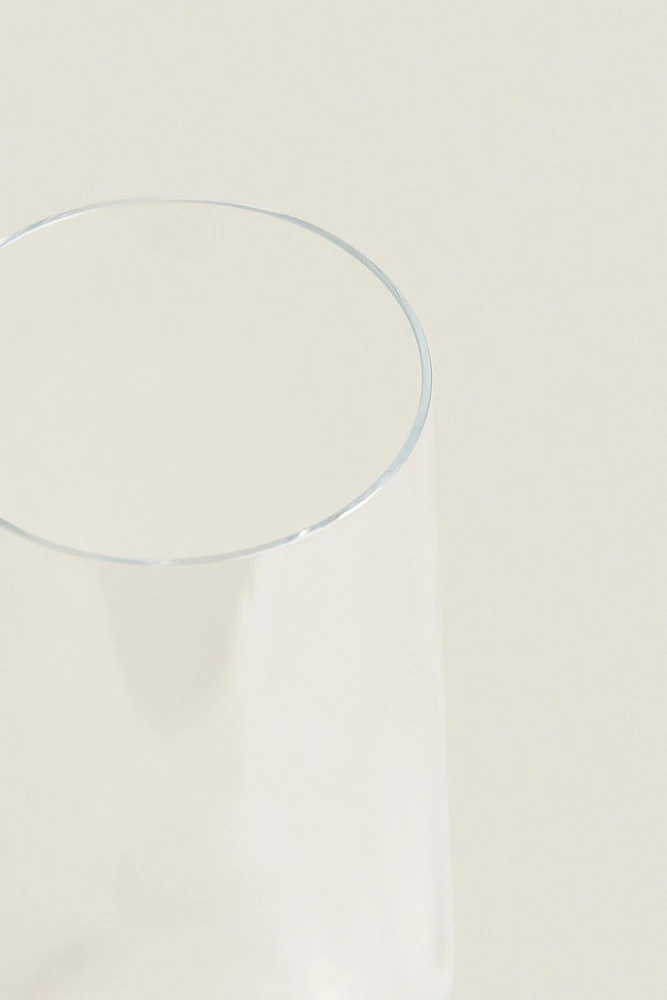 VERRE FLÛTE LISSE BOHEMIA CRYSTAL