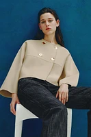 KNIT WRAP TOP