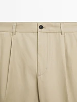 Relaxed-fit trousers with dart detail