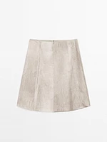 Maltinto skirt with seam details