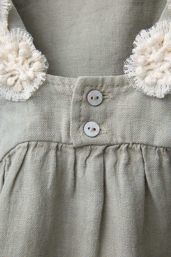 100% LINEN FLORAL SHIRT
