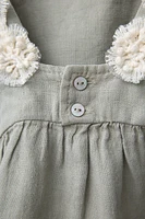 100% LINEN FLORAL SHIRT