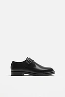 SINGLE MONK STRAP LEATHER SHOES