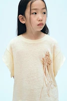 LINEN PRINT T-SHIRT X FANGLU LIN