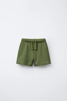 TWO-PACK STRAIGHT STRIPED AND SOLID SHORTS