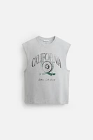 WASHED PRINT TANK TOP