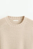 COMBINED TEXTURES SWEATER