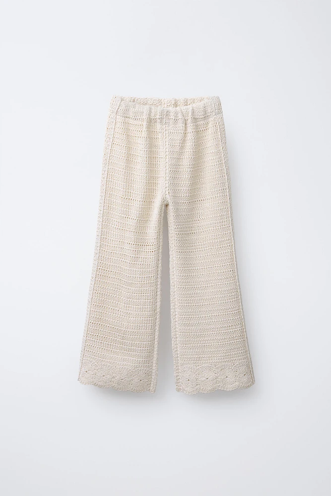 CROCHET FLORAL CULOTTES