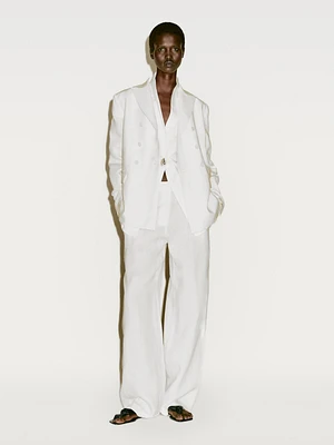 Pantalon droit fluide à pince - Limited Edition