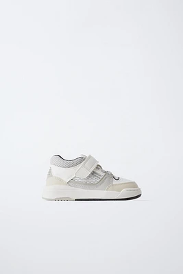 MULTI-PIECE HIGH-TOP SNEAKERS